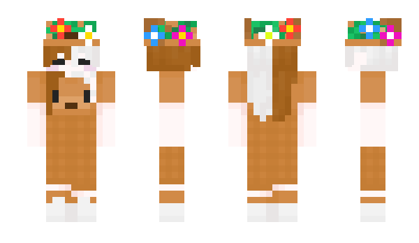 Minecraft skin MrsFoxina