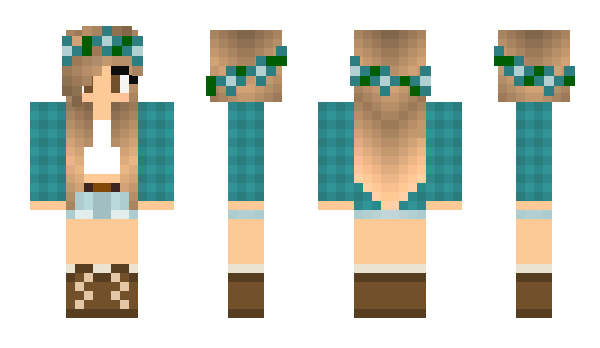 Minecraft skin NastyaRay