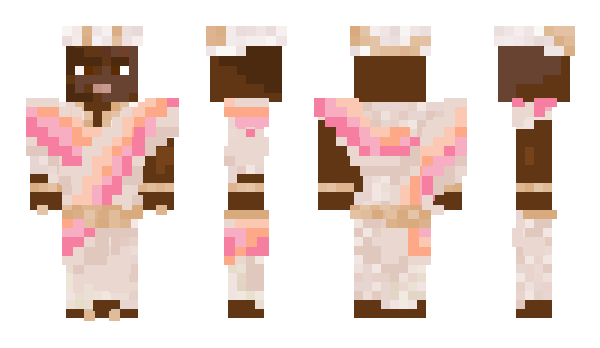 Minecraft skin HommeNoir