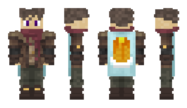 Minecraft skin PancakeFate