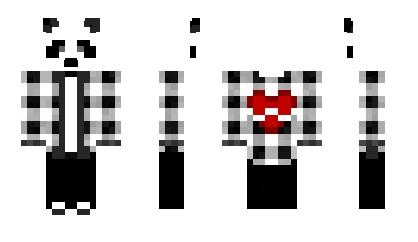Minecraft скін по ніку YupItsPanda