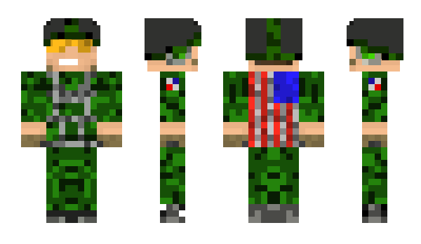 Minecraft skin soldier_