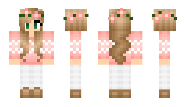 Minecraft skin LizaChan