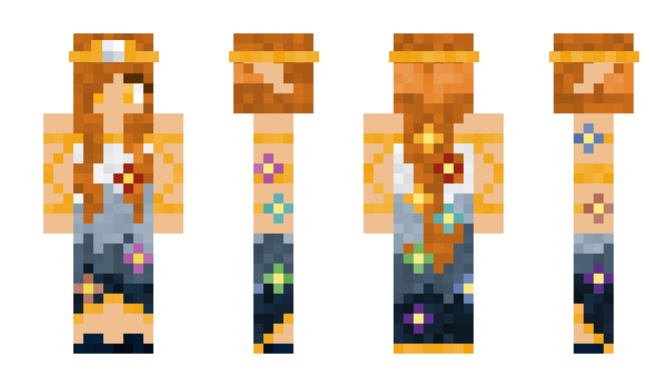 Minecraft skin gradientgal1