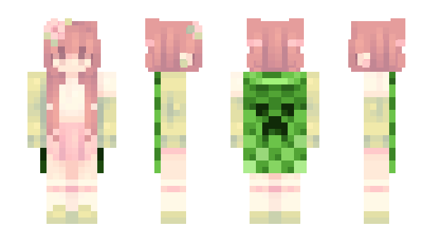 Minecraft skin MayaPeachTea