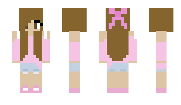 Minecraft skin Pinkbeary111