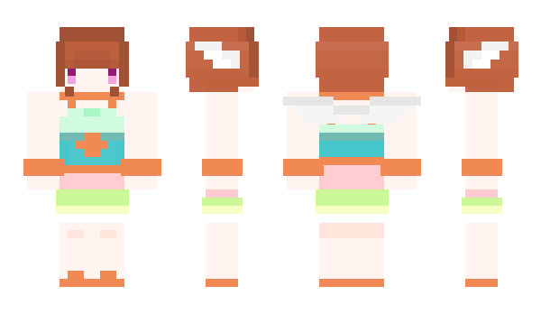 Minecraft skin HATUNEKUMA