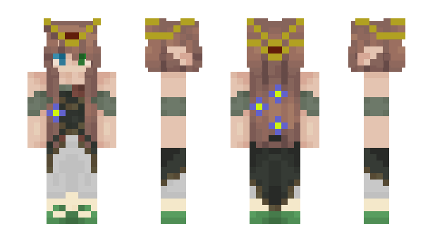 Minecraft skin lyset