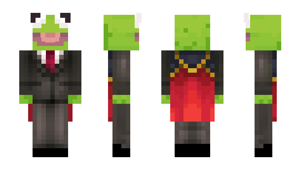 Minecraft skin Godfather_Kermit