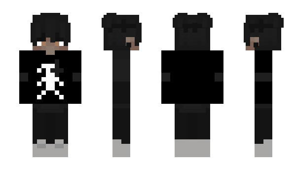 Minecraft skin skullllll