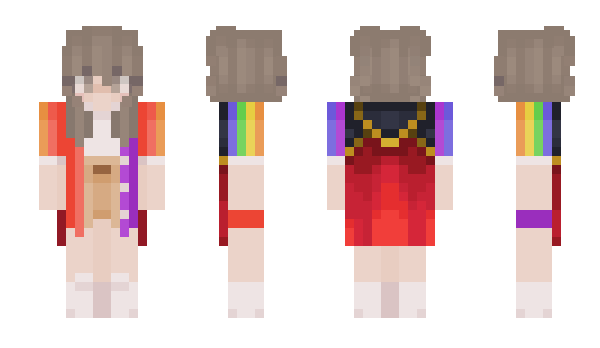 Minecraft skin l3ubbleGum