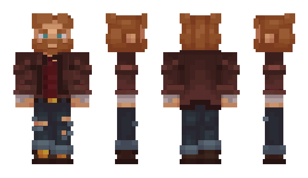 Minecraft skin HumanSimulation