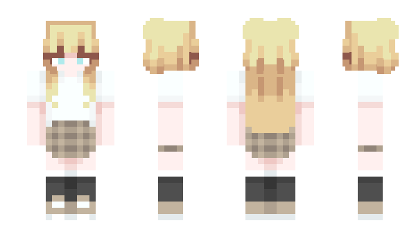 Minecraft skin Blondshell