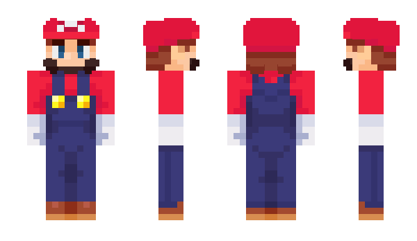 Minecraft skin Mariohallo