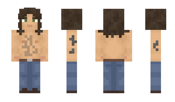 Minecraft skin bon_scott