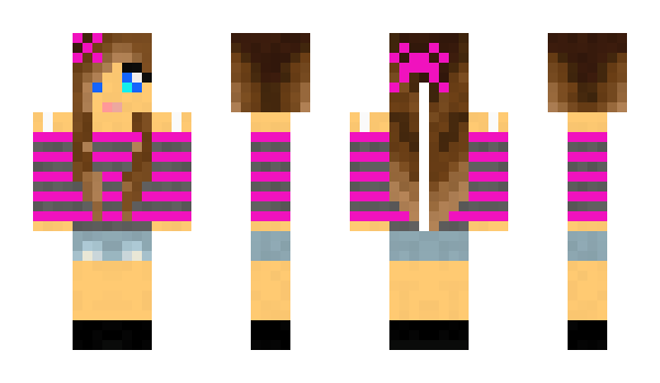 Minecraft skin Pajamagirl