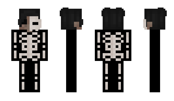 Minecraft skin H34D