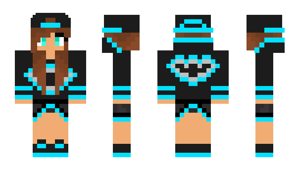 Minecraft skin pigeongirl
