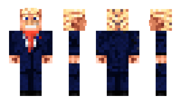 Minecraft skin TrumpInMinecraft