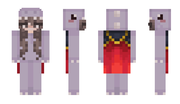 Minecraft skin Kitsu_Not_Real