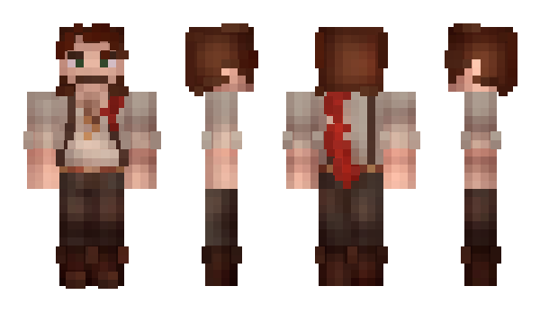 Minecraft skin b_eanie