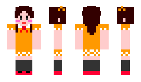 Minecraft skin piyokochan