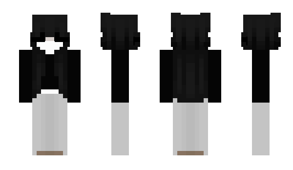 Minecraft skin ToxicBrunette