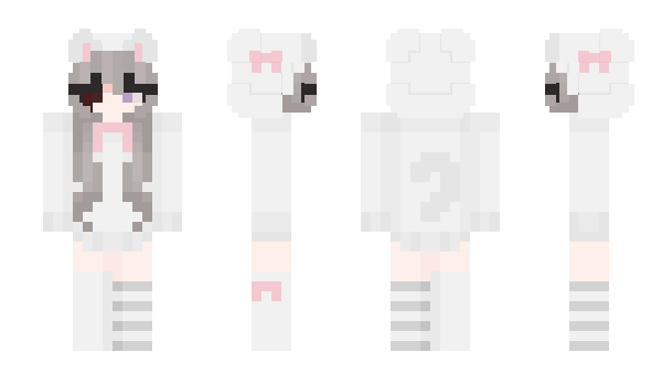 Minecraft skin YukiFoxxx