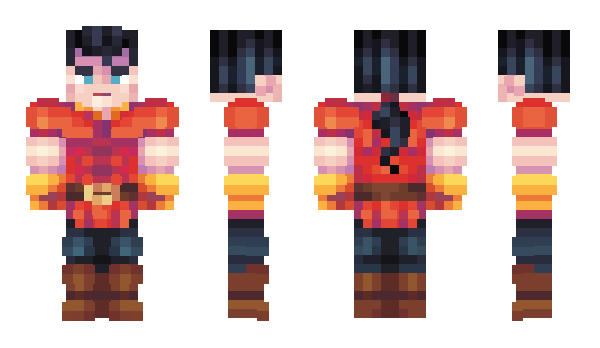 Minecraft skin Gaston