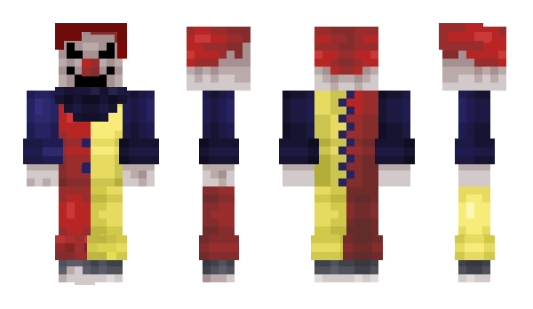 Minecraft skin Clowno