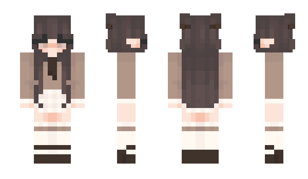 Minecraft skin m1nkii