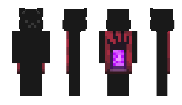 Minecraft skin KucingHitam