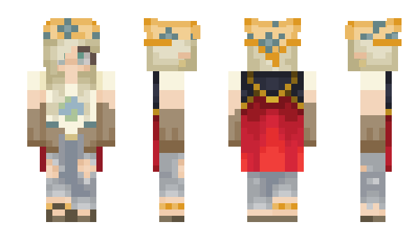 Minecraft skin Givienna