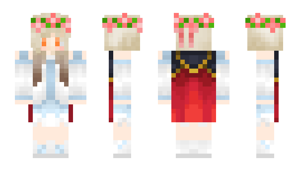 Minecraft skin Violet_qwq