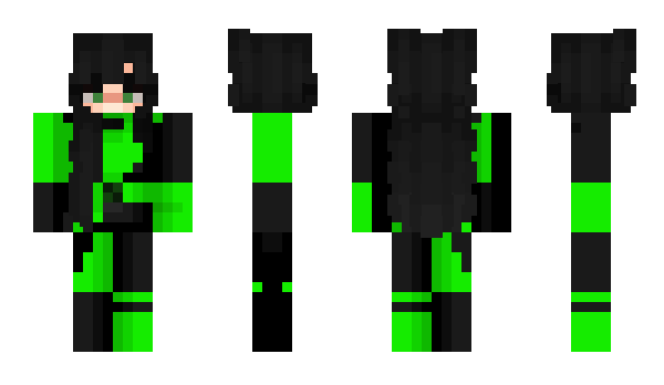 Minecraft skin Shego