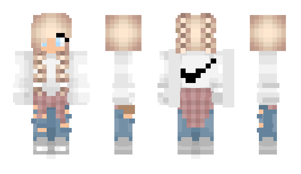 Minecraft skin milkamilka