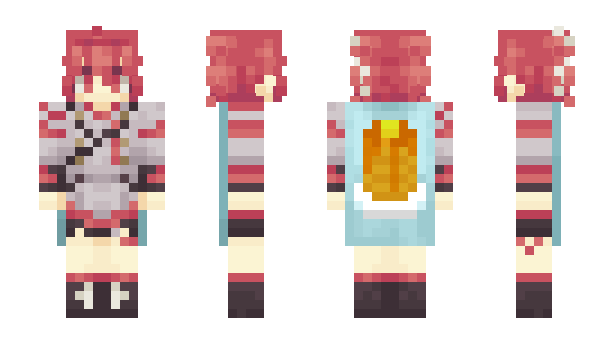 Minecraft скін по ніку TetoCandy