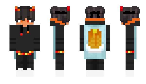 Minecraft скин по нику itzflamezy