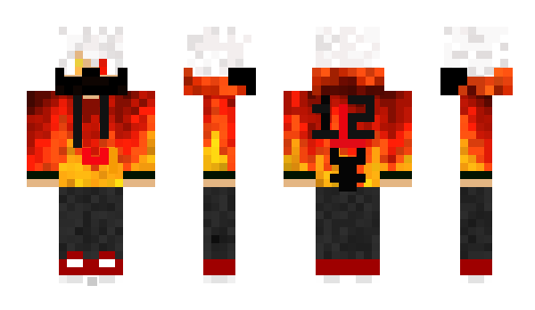 Minecraft skin firemaxYT
