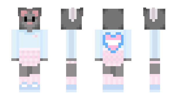Minecraft skin Nezumiuwu