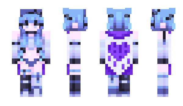 Minecraft скин по нику LunaFS