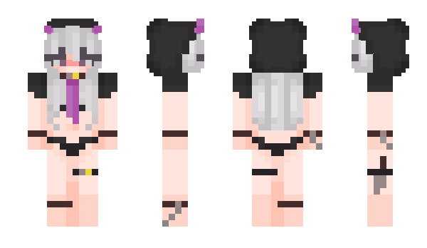 Minecraft skin TojisGothGirl