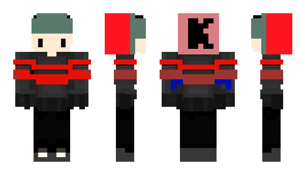 Minecraft skin KB0Y