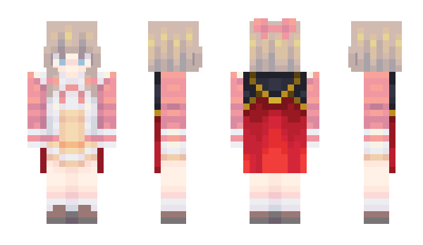 Minecraft skin maryXmasMsCarol3