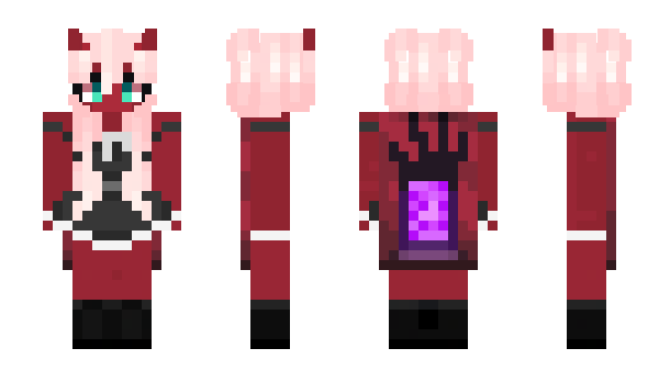 Minecraft skin kiwicurvy