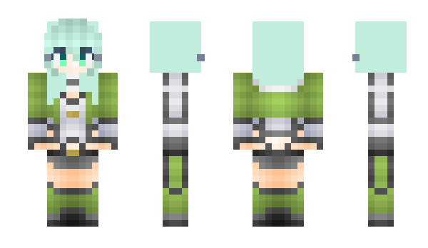 Minecraft skin Sokari