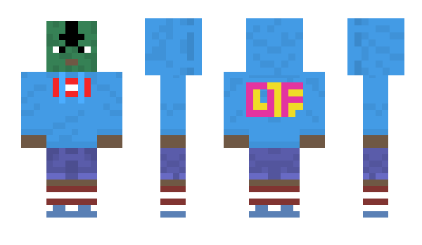 Minecraft скин по нику DNasty