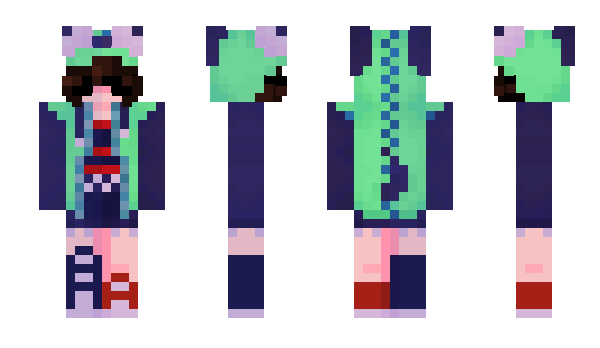 Minecraft skin Rainbow_Defender