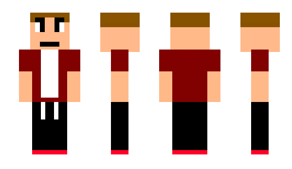 Minecraft skin Luffy2_D_Monkey