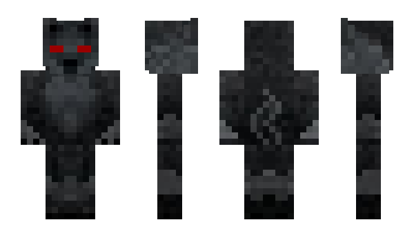 Minecraft skin mraku